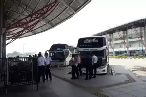 Arus Balik Lebaran 2023, 112 Bus Tiba di Terminal Pulogebang