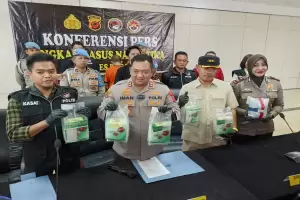 Polisi Bongkar Peredaran 5 Kg Sabu dan 5.000 Pil Ekstasi Senilai Rp10 Miliar di Bogor