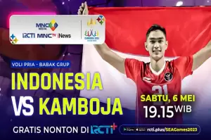 Link Live Streaming Voli Putra Indonesia vs Kamboja Penentu Juara Grup: Gratis di RCTI Plus!