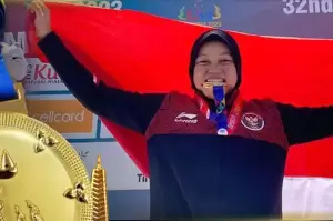 Atlet Balap Sepeda Dara Latifah Persembahkan Medali Emas Ke-20 Indonesia di SEA Games 2023