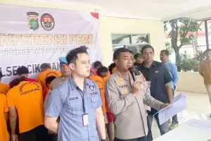 Polres Bekasi Tangkap 22 Maling Motor dan Penadah Jaringan Lampung dan Subang