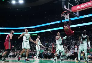 Final NBA Wilayah Timur:  Miami Heat Unggul 2-0 usai Kalahkan Boston Celtics