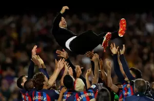 Xavi Ungkap Suka Duka Antarkan Barcelona Juara Liga Spanyol 2022/2023