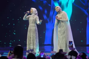 Buka Result & Reunion Show Indonesian Idol XII, Salma dan Nabila Bawakan Lagu Daerah Masing-masing