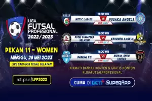 Link Live Streaming Liga Futsal Profesional Putri: Nonton Gratis di RCTI+