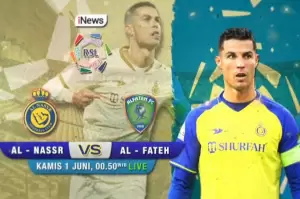 LIVE di iNews, Al-Nassr vs Al-Fateh: Tantangan Terakhir Ronaldo di Saudi Pro League 2023, Dini Hari Nanti