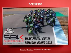 Nonton World Superbike Pirelli Emilia-Romagna Round 2023 di Vision+, Simak Jadwalnya di Sini
