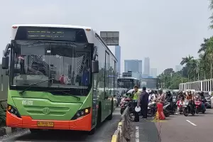 Hindari Demo di Gedung DPR, Pengendara Diimbau Lewat Jalur Busway