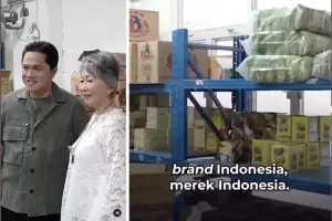 Momen Erick Thohir Ketemu Ibu Sarinah, Pedagang Indonesia di Hong Kong Sejak 1974