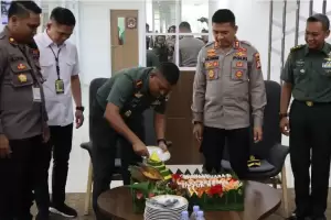 HUT ke-77 Bhayangkara, 3 Lembaga TNI Berikan Kado Spesial ke Polresta Bandara Soetta
