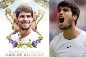 Carlos Alcaraz Juara Wimbledon 2023 usai Kalahkan Djokovic