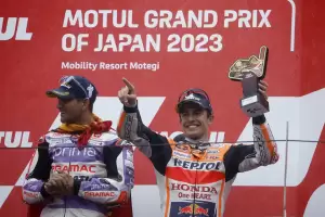 Marc Marquez Senang Raih Podium Pertama di MotoGP 2023