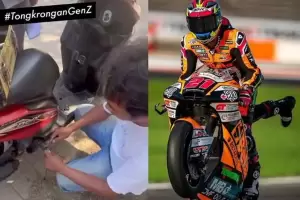 Viral, Pembalap Moto2 Takjub Lihat Orang Indonesia Bikin Duplikat Kunci Motor