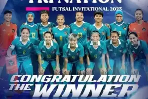 Timnas Futsal Putri Indonesia Juara, HT : Selamat!