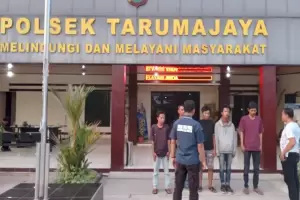 5 Pelaku Pungli Modus Jual Air Mineral ke Sopir Truk di Bekasi Ditangkap
