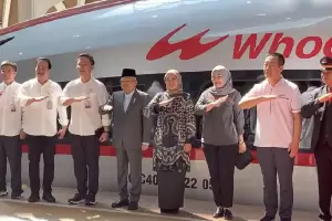 Perdana, Wapres Maruf Amin Jajal Kereta Cepat Jakarta-Bandung