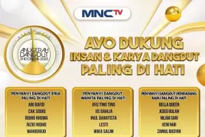 Berikut Nominasi Anugerah Dangdut Indonesia 2023 Kategori Penyanyi Pria dan Wanita Dangdut Paling di Hati