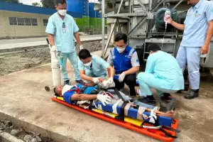 Gandeng RS MH Thamrin Cileungsi, De Heus Bekali Karyawan Penanganan Korban Kecelakaan Kerja