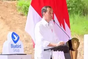 Bluebird Dukung Transportasi Darat Ramah Lingkungan di IKN, Jokowi: Semua Harus Hijau