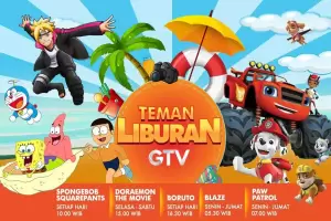 Jagoan Animasi Kembali, Liburan Jadi Makin Happy Bareng GTV!