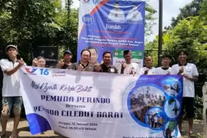 Kerja Bakti di Cilebut Barat, Caleg Partai Perindo Kabupaten Bogor Serap Aspirasi Warga