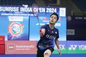 Anthony Ginting Ganyang Tunggal Putra Malaysia, Tembus 16 Besar Indonesia Masters 2024