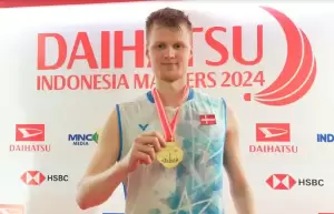Anders Antonsen Juara Indonesia Masters 2024: Saya Cinta Istora Senayan!