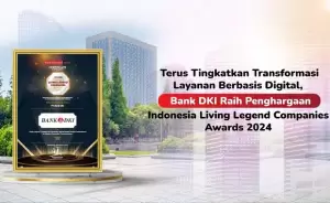Bank DKI Sabet Penghargaan Indonesia Living Legend Companies Awards 2024