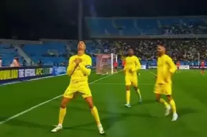 Akhiri Dahaga Gol, Cristiano Ronaldo Pamer Selebrasi Baru di Liga Champions Asia