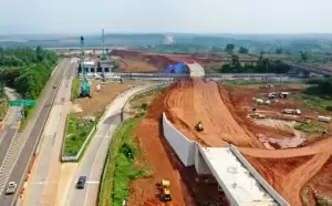 Konstruksi Dua Ruas Tol Japek II Selatan Ditargetkan Rampung Tahun Ini
