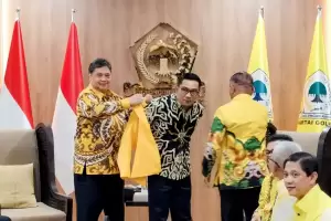 Beri Mandat Ridwan Kamil Maju Pilkada Jakarta, Airlangga: Namanya On the Way