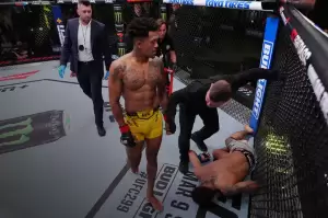 KO Brutal 2024, Vinicius Oliveira Bikin Petarung UFC Pingsan