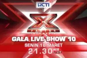 Kolaborasi Spesial Top 5 dengan Salma Salsabil dan Rony Parulian di Gala Live Show 10 X Factor Indonesia!