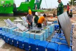 ITS Luncurkan Purwarupa PLTS Apung Laut Pertama di Indonesia, Ini Penampakannya