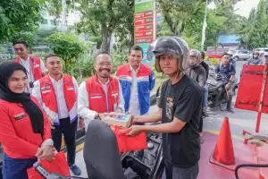 Pastikan Layanan Optimal, Dirut Pertamina Patra Niaga Tinjau Kesiapan SPBU di Kota Medan
