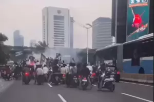 Jelang Buka Puasa, Tawuran Terjadi di Sudirman Jakarta Pusat