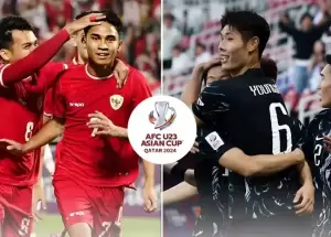 Jadwal Timnas Indonesia U-23 vs Korea Selatan U-23 di Perempat Final Piala Asia U-23 2024