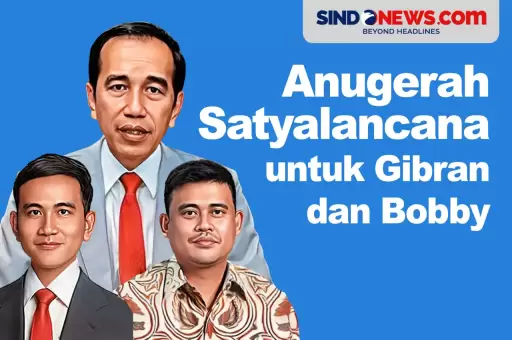 Jokowi Akan Anugerahkan Satyalancana ke Gibran dan Bobby