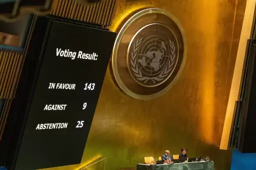Majelis Umum Dukung Jalur Menuju Anggota Penuh Palestina di PBB
