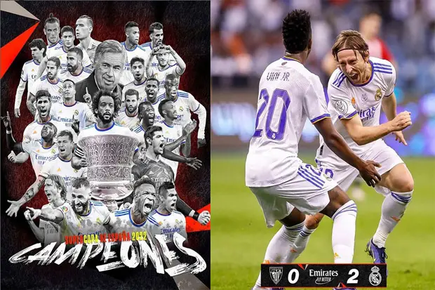 Real Madrid Juara Piala Super Spanyol 2021-2022