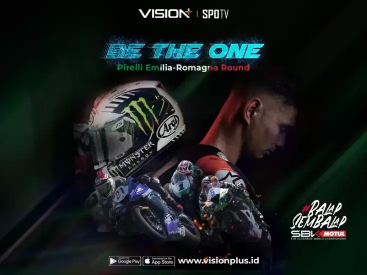 Live di Vision+! Saksikan Keseruan World Superbike Emilia-Romagna