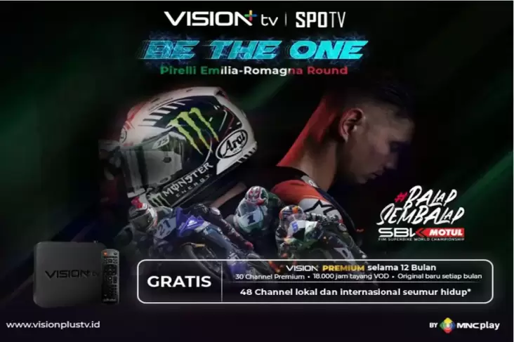 Jadwal World Superbike Emilia-Romagna dan Nonton Secara Live di Vision+ TV