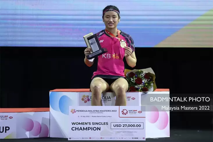 An Se Young Juara Tunggal Putri Malaysia Masters 2022