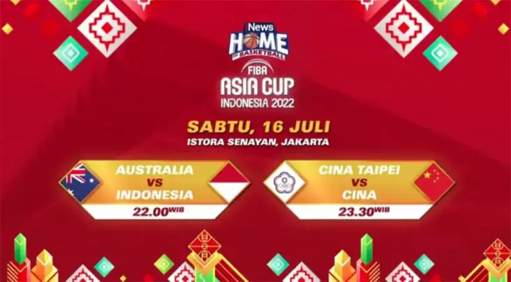 Saksikan di iNews! Jadwal Timnas Basket Indonesia vs Australia di FIBA Asia Cup 2022