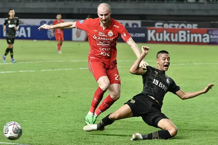 Hasil Persija vs Bhayangkara FC: Sepasang Gol Michael Krmencik Menangkan Macan Kemayoran