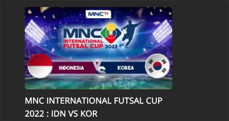 Link Live Streaming Timnas Futsal Indonesia vs Korea Selatan, Selasa (6/9/2022)