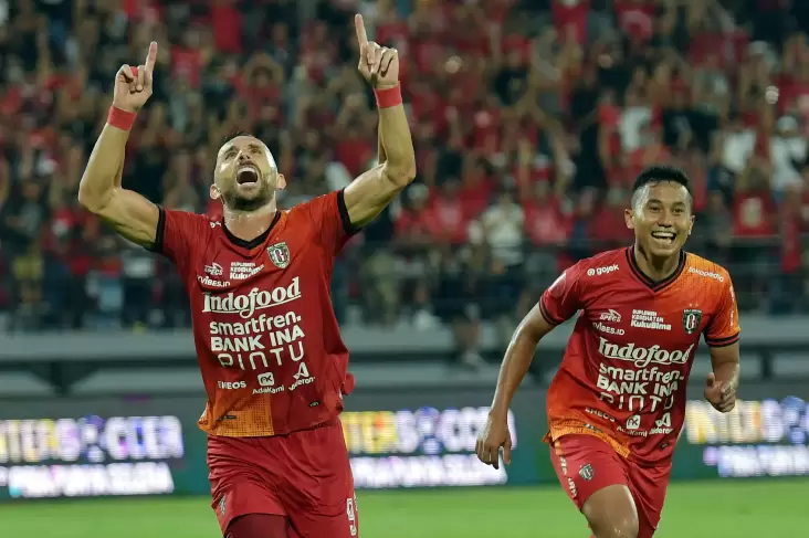 Hasil Liga 1 Bali United vs Dewa United: Spasojevic Hat-trick, Serdadu Tridatu Pesta Gol