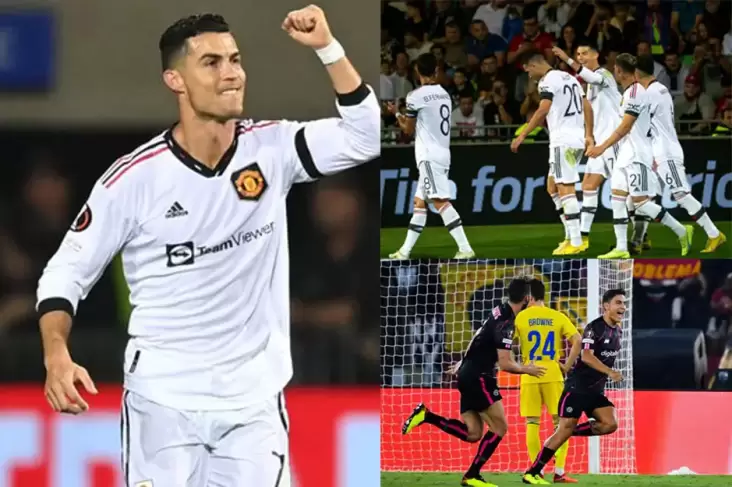 Hasil Pertandingan Liga Europa dan Konferensi Europa, Jumat (16/9/2022): Rekor Baru Ronaldo, MU, dan Roma Menang Perdana