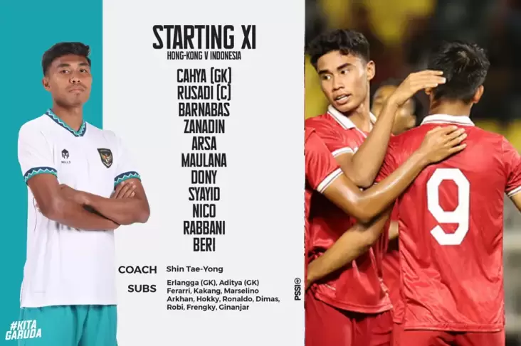Susunan Pemain Hong Kong U-19 vs Indonesia: Hokky Cadangan!