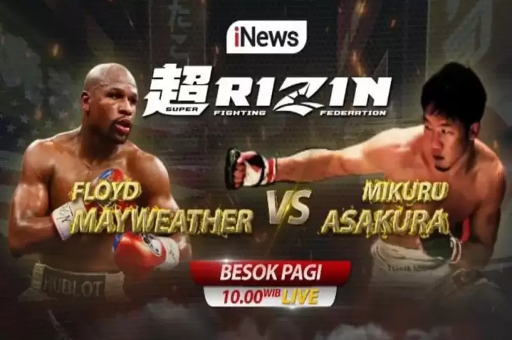 LIVE di iNews, Floyd Mayweather vs Mikuru Asakura